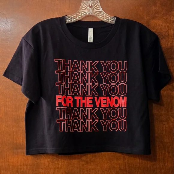 Thank You For the Venom Crop Top - Picture 1 of 2